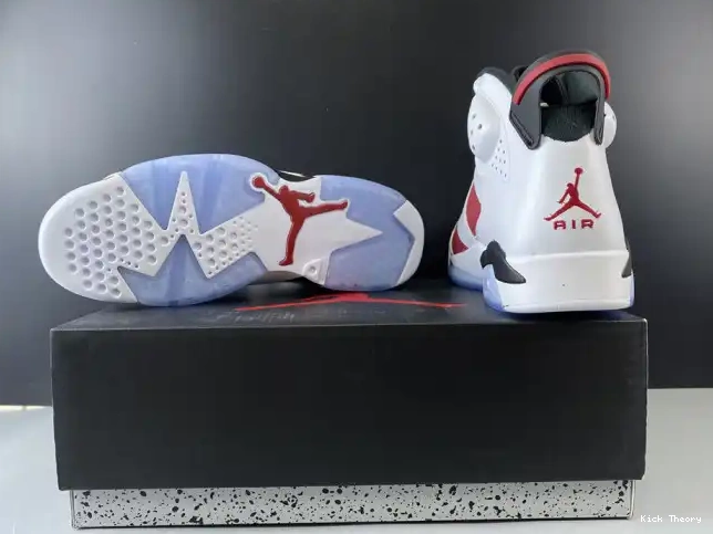 Kick Theory JORDAN RETRO 384664-160 AIR 6 'CARMINE' 2014 0618
